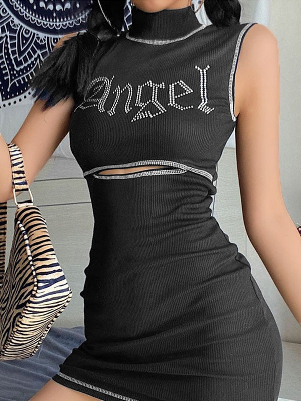 Rhinestone Denim Graceful Corset Top