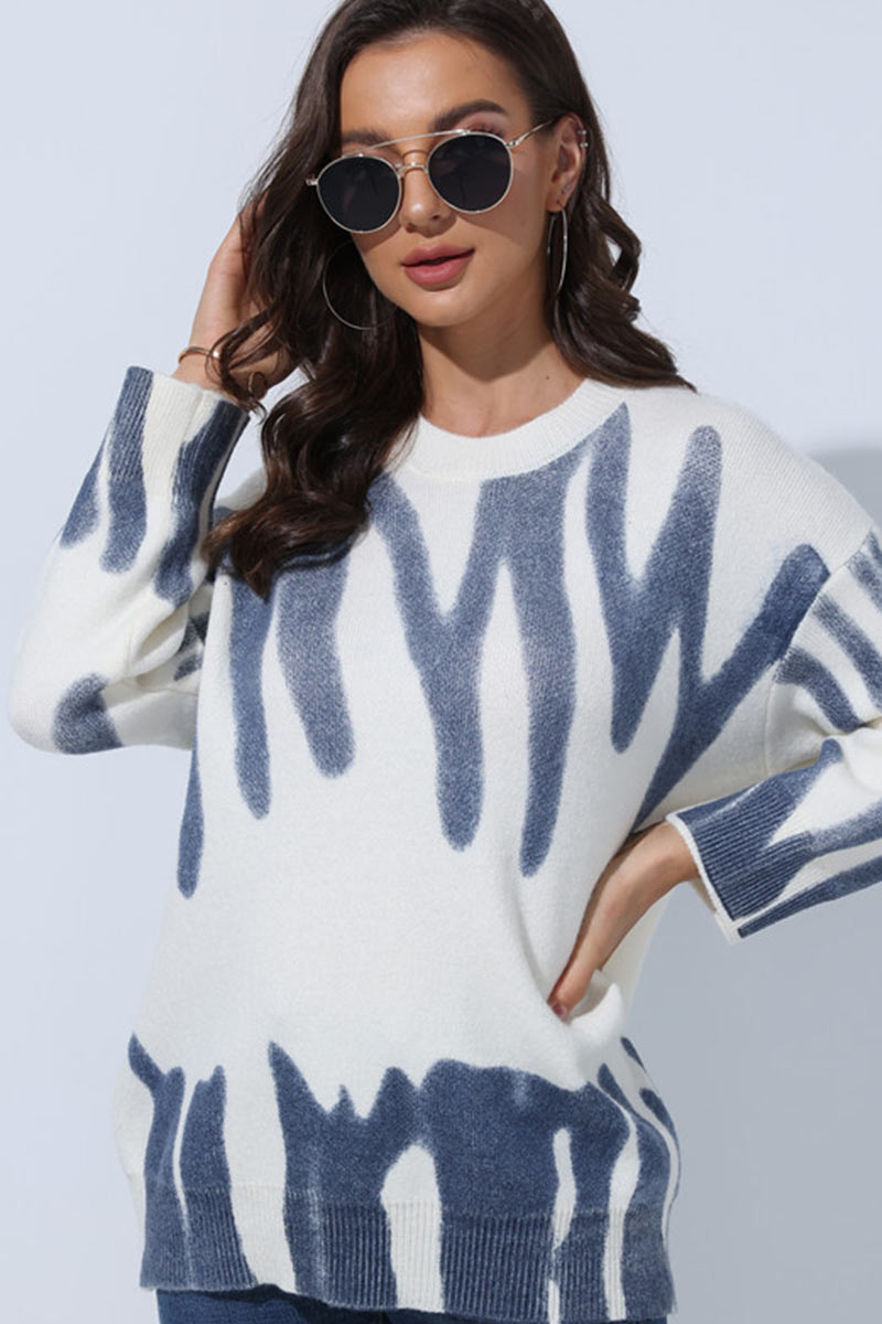 TastyHottie - Patterned Crew Neck Jumper