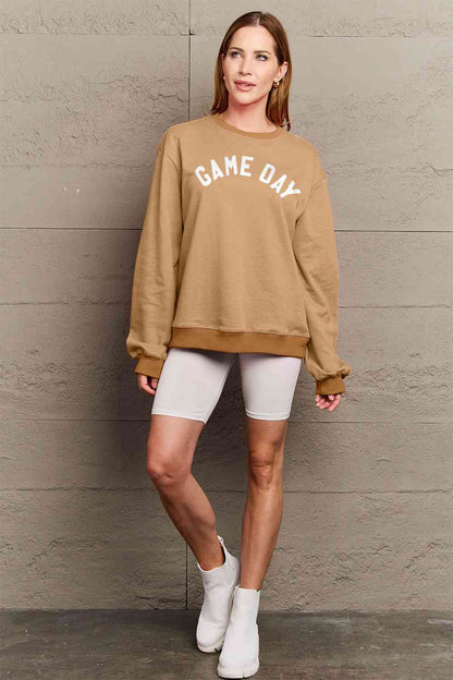 TastyHottie - Simply Love Full Size GAME DAY Graphic Sweatshirt