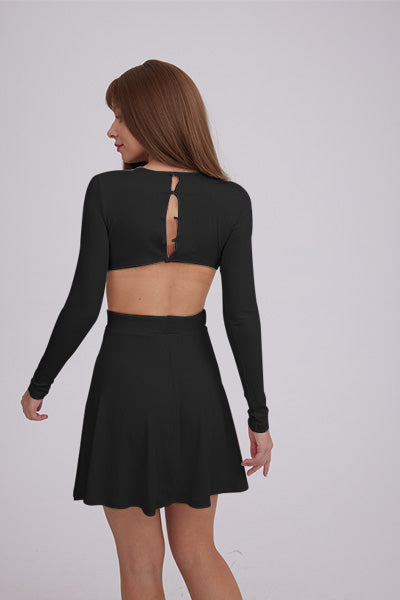 TastyHottie - Waisted Backless Pullover Dress