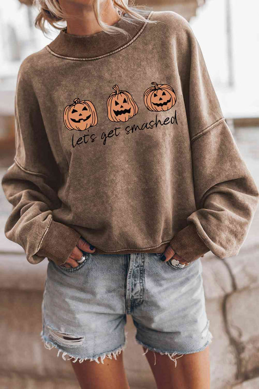 LET'S GET SMASHED Graphic Sweatshirt Camel clothes halloween halloween sweaters Ship From Overseas sweater sweaters SYNZ