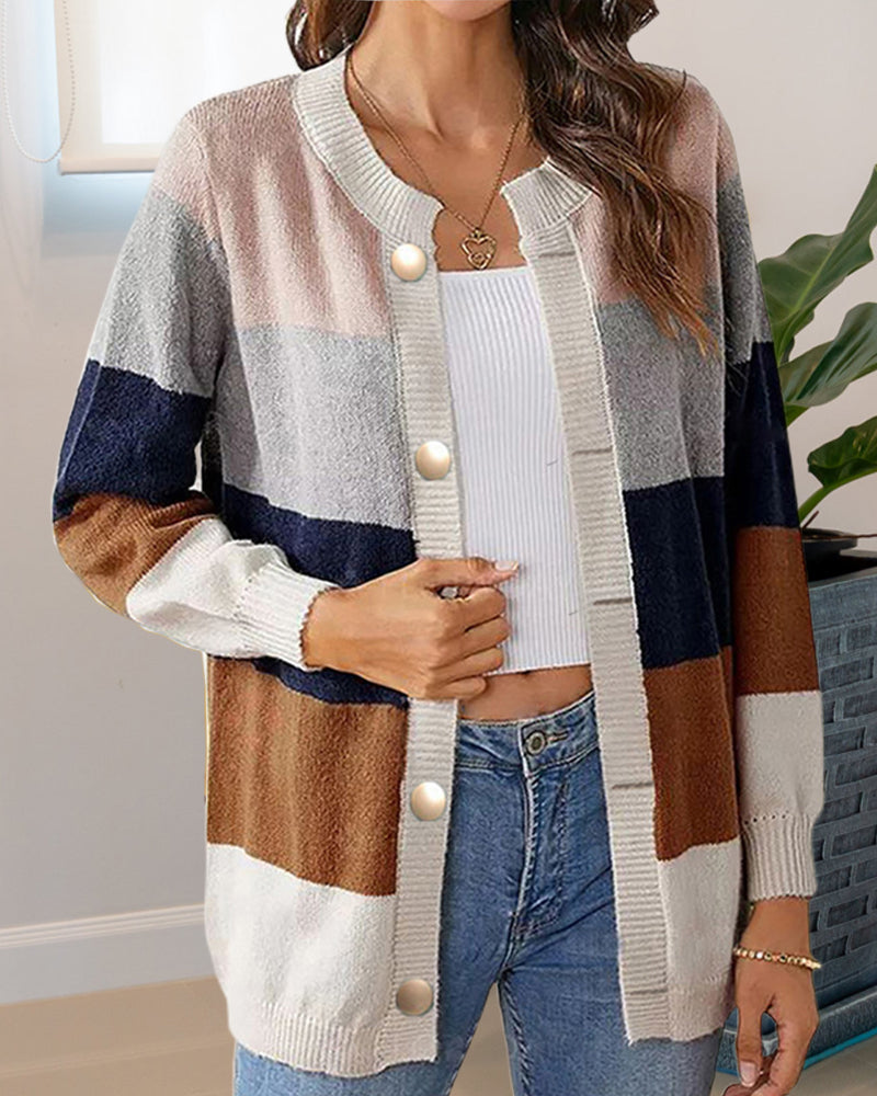 TastyHottie - Women's Colorblock cardigan