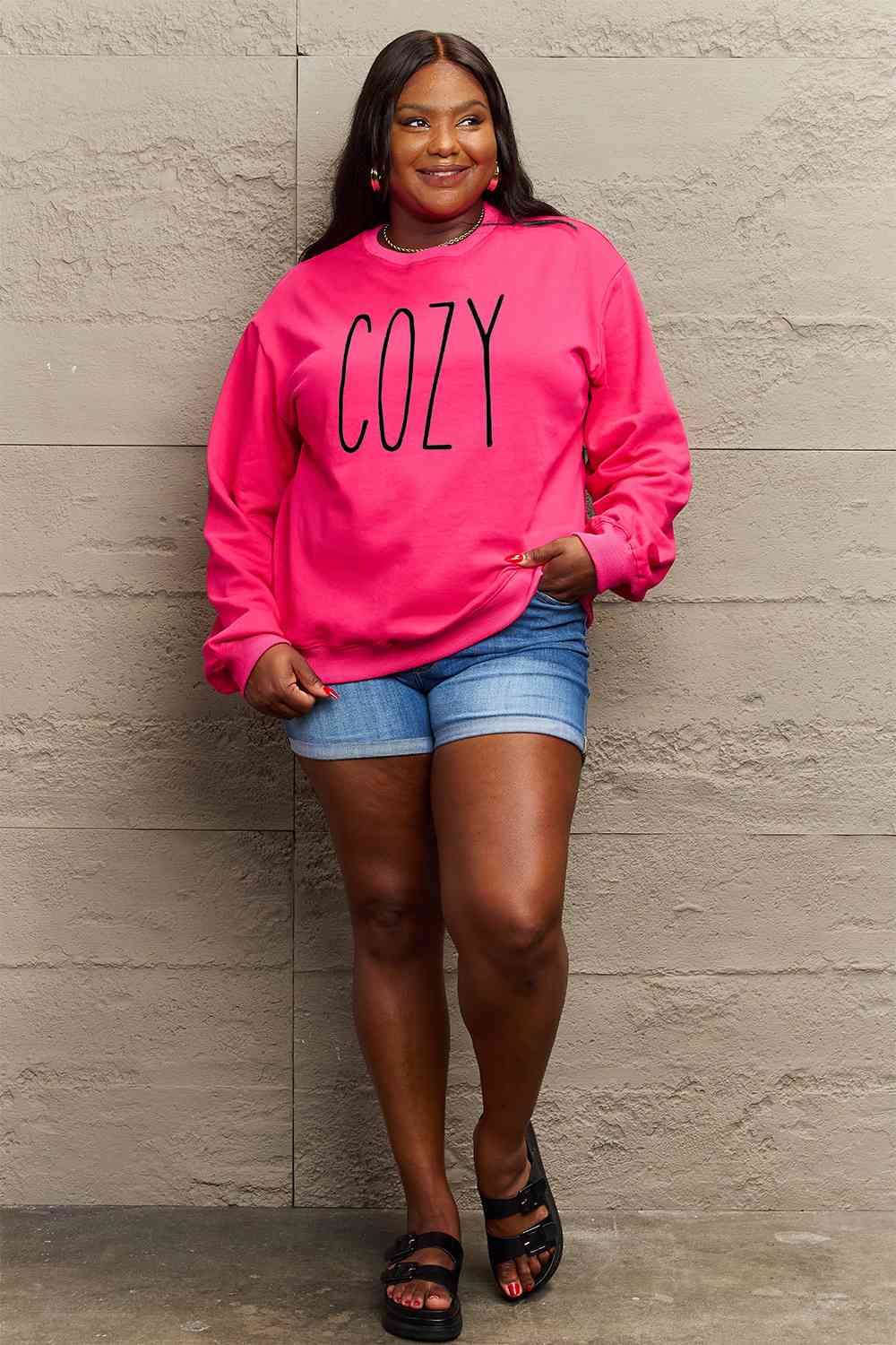 TastyHottie - Simply Love Full Size COZY Graphic Sweatshirt