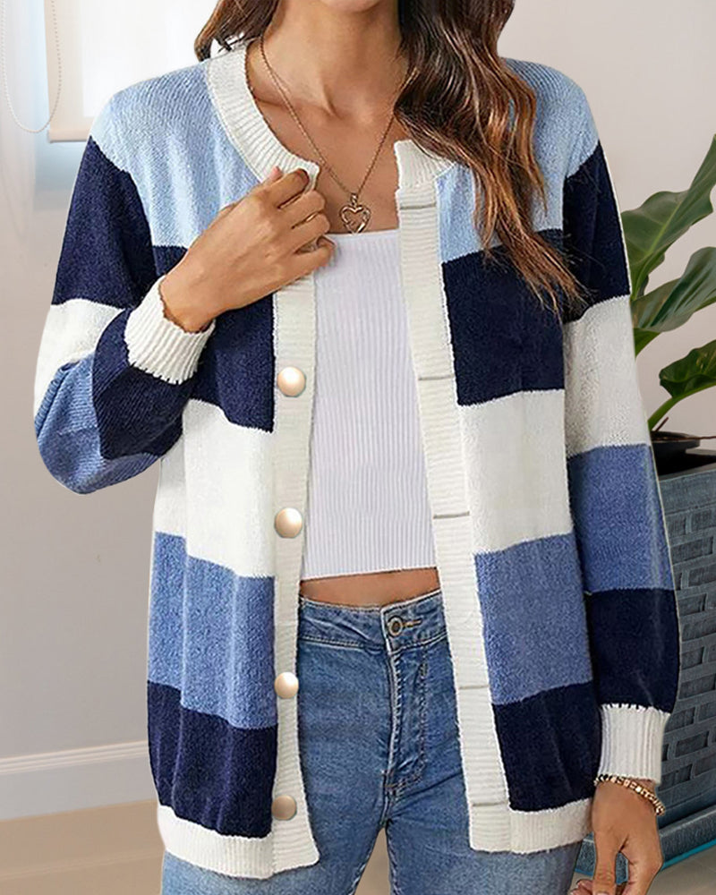 TastyHottie - Women's Colorblock cardigan