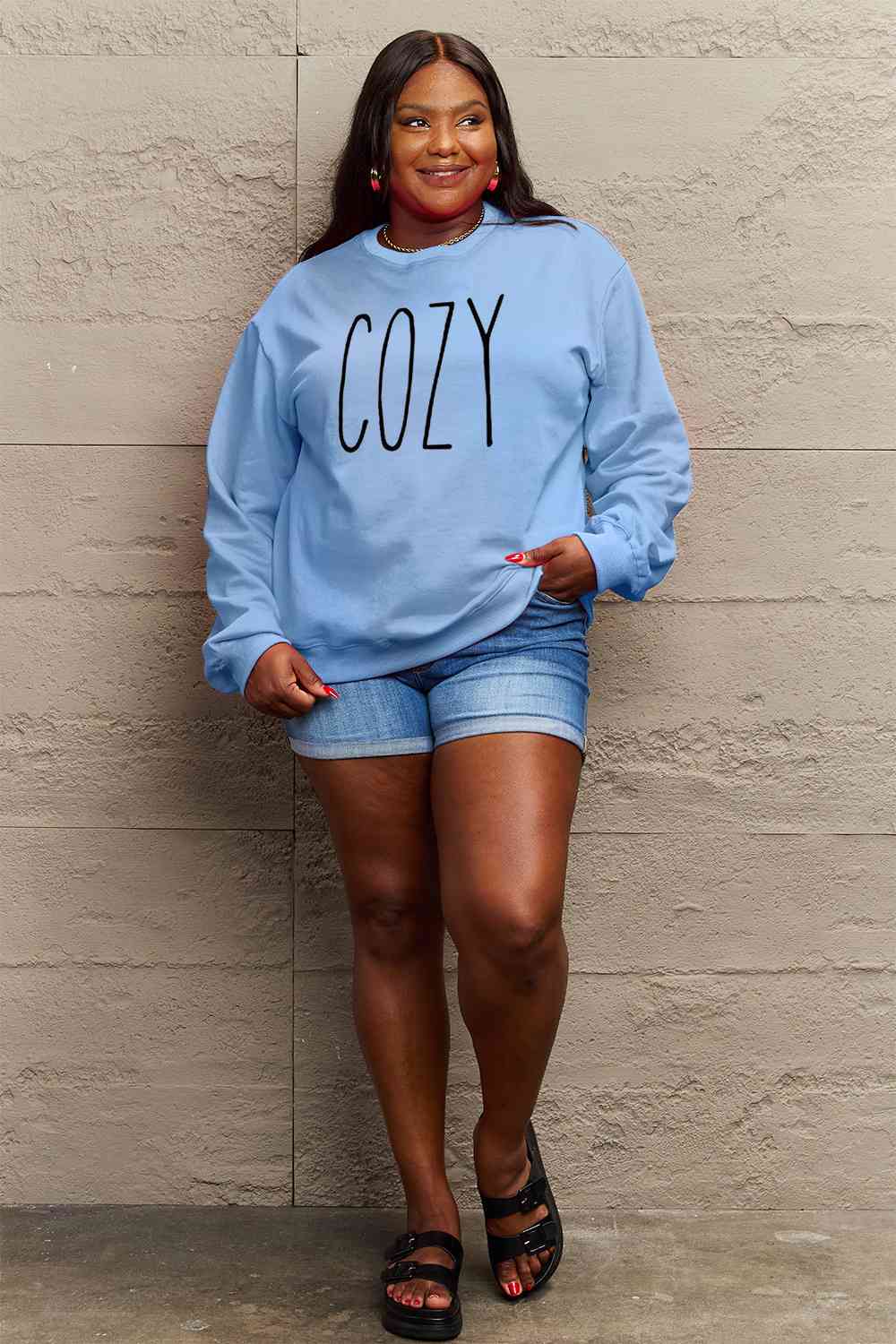 TastyHottie - Simply Love Full Size COZY Graphic Sweatshirt