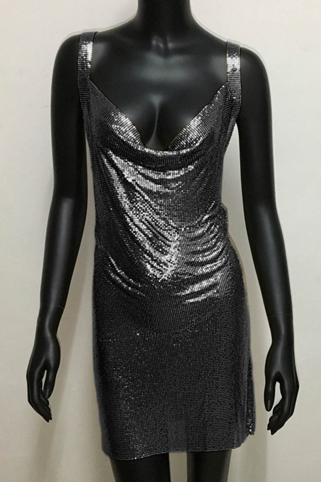 TastyHottie - Rhinestone Glitter Cami Dress