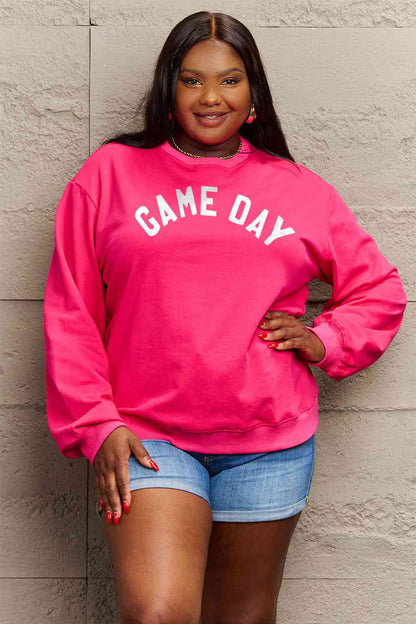 TastyHottie - Simply Love Full Size GAME DAY Graphic Sweatshirt